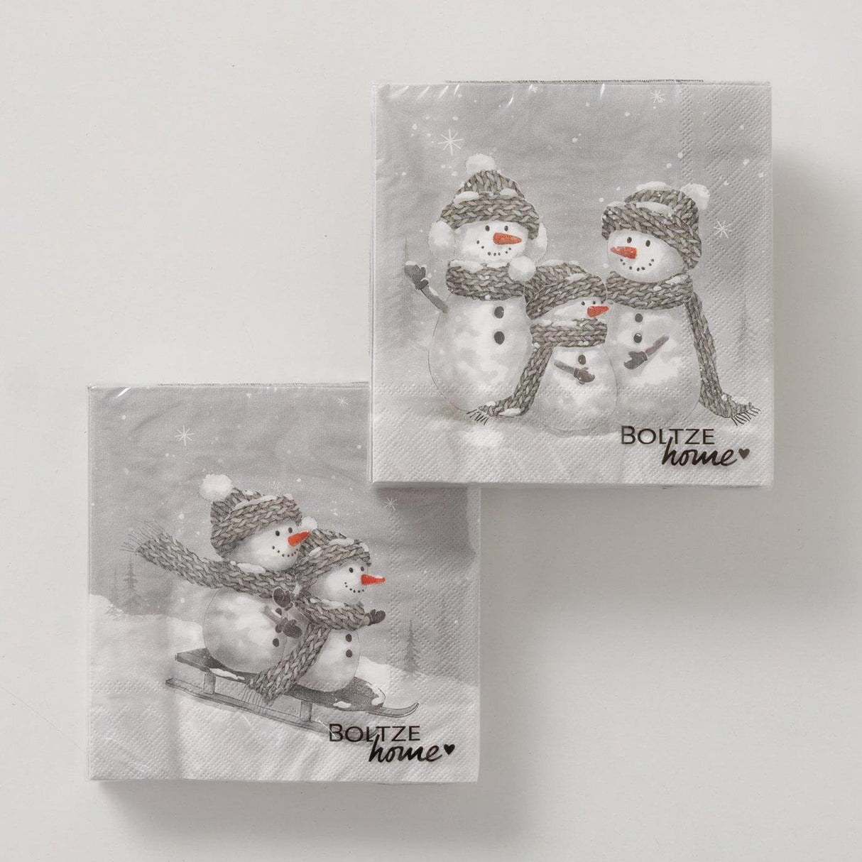 Serviettes Boltze home givrées lot de 20