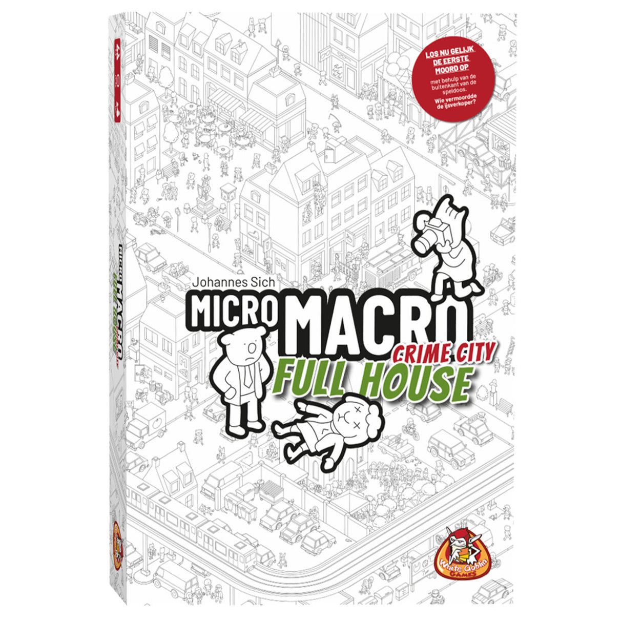 Jeux de gobelin blanc micromacro: Crime City Full House