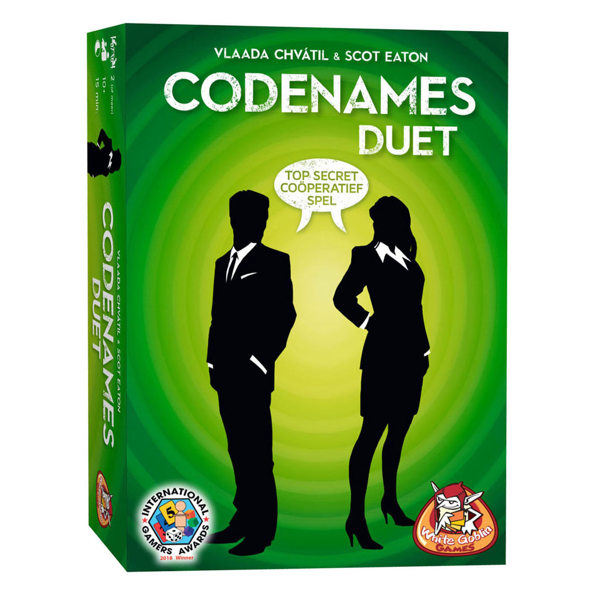 White Goblin Games Codenames Duet Card Game