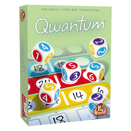 Jeux de gobelins blancs qwantum - jeu de dés | 2 pièces