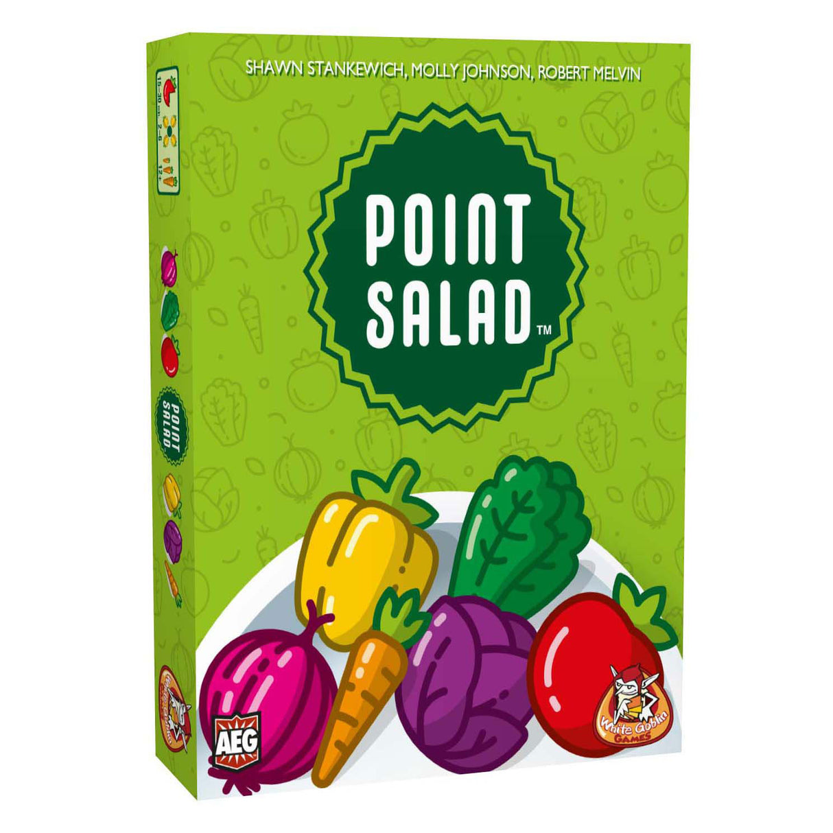 Salade de points de jeux de gobelin blanc - jeu de cartes