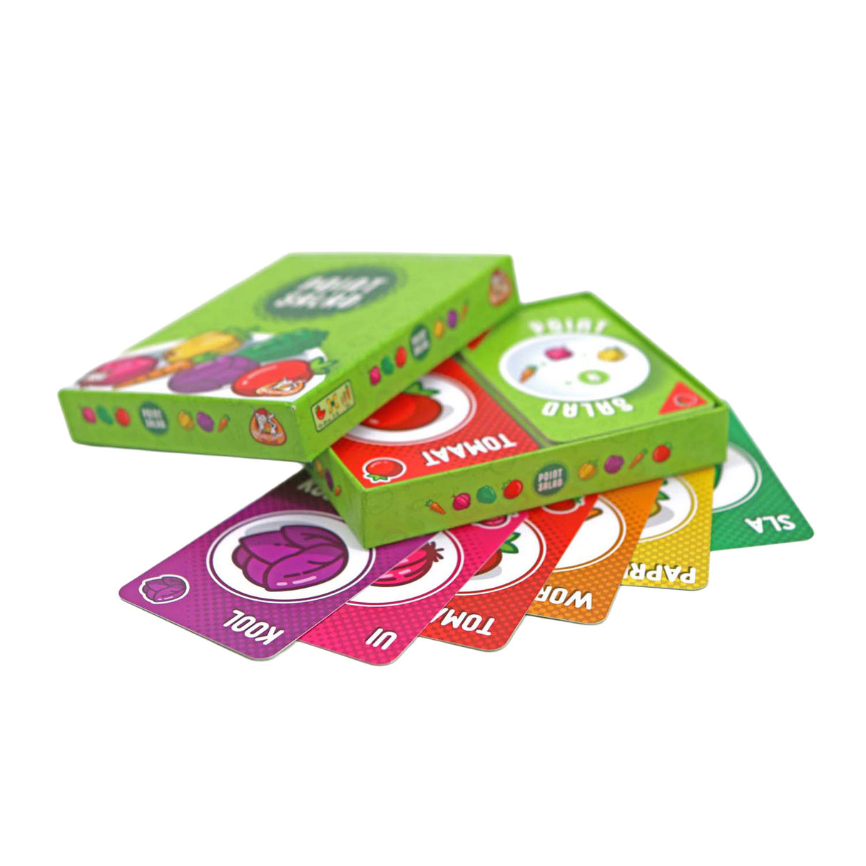 Salade de points de jeux de gobelin blanc - jeu de cartes