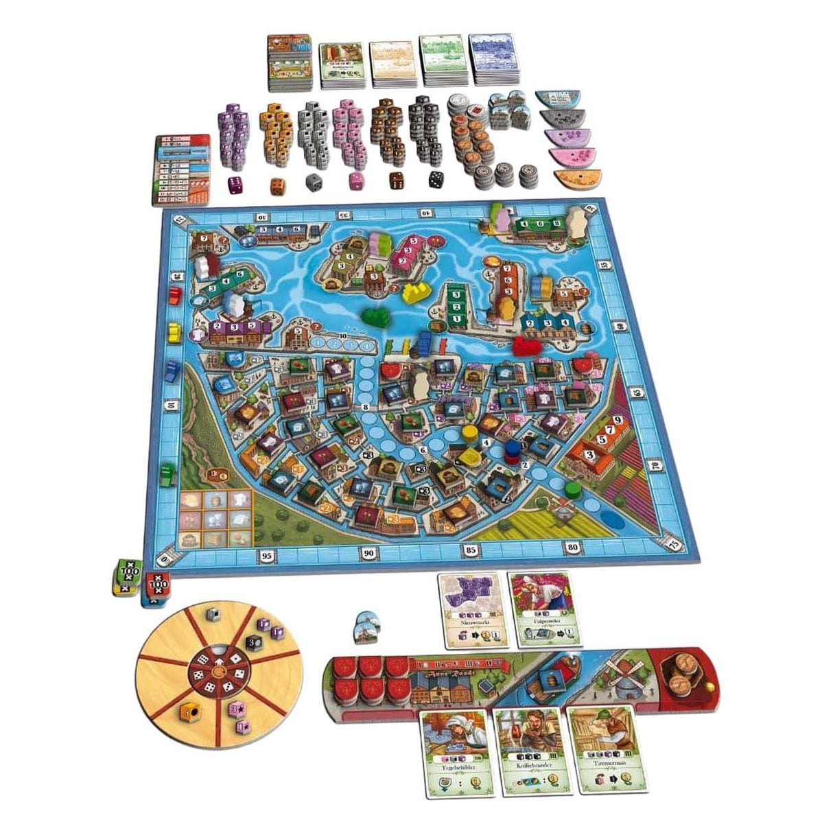 Jeux de gobelins blancs Amsterdam - jeu de société