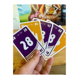Jeux de gobelins blancs cinquante-cinquante jeu de cartes