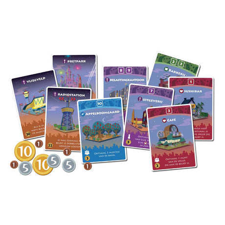 Jeux des gobelins blancs - soirée machi koro - jeu familial - 2 à 4 joueurs - 30 minutes - à partir de 8 ans