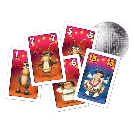 Jeu de cartes de bugs de fête de jeux de gobelin blanc