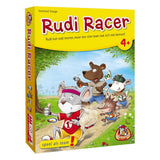 Jeux de gobelin blanc Rudi Racer - jeu de cartes en costume jaune