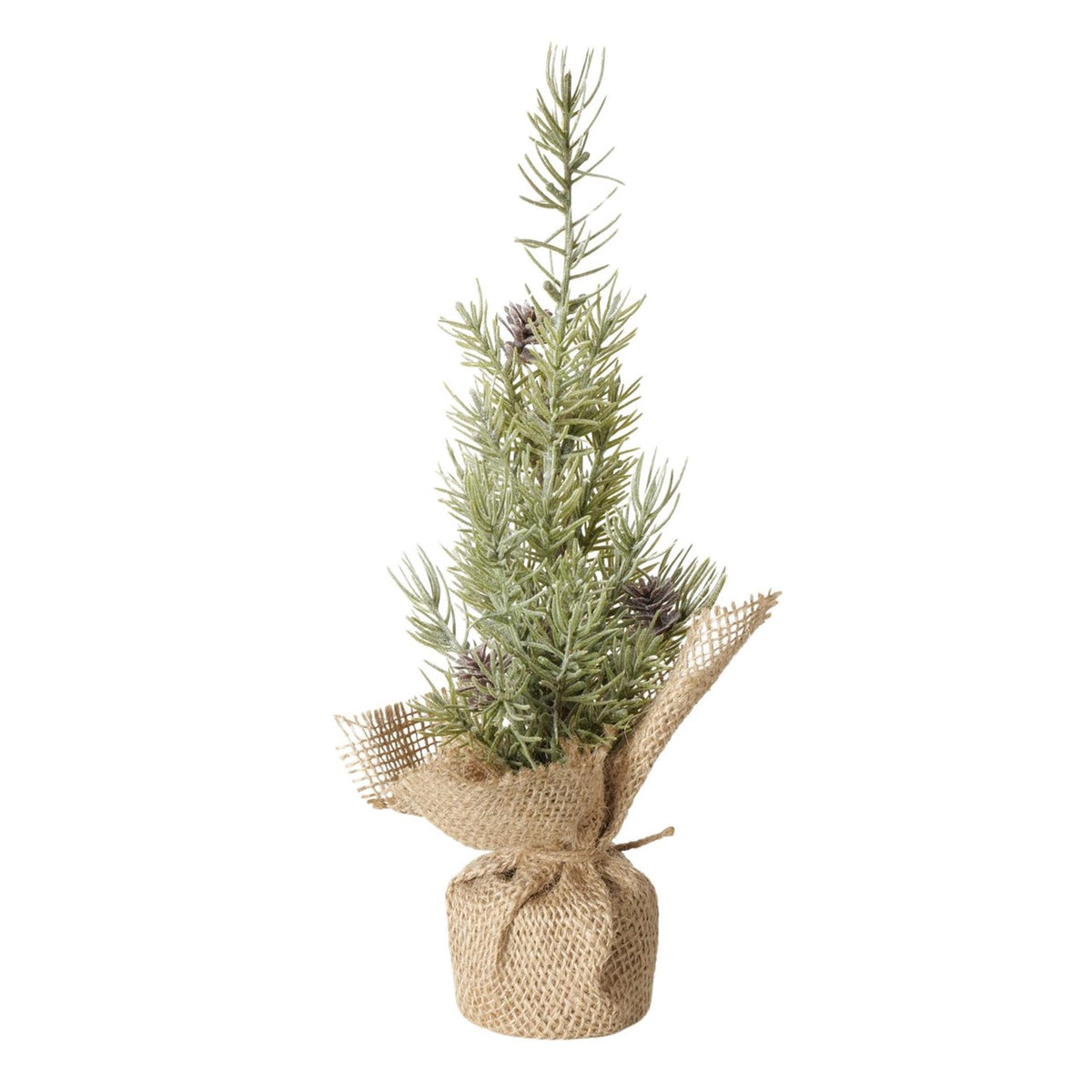 Boltze home sapin de Noël artificiel en sac de jute pin ø12xh30cm