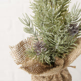 Boltze home sapin de Noël artificiel en sac de jute pin ø12xh30cm