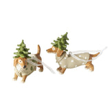 Boltze home pendentif de Noël chien 10,3x8cm