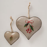 Boltze pendentif home déco coeur set a 2