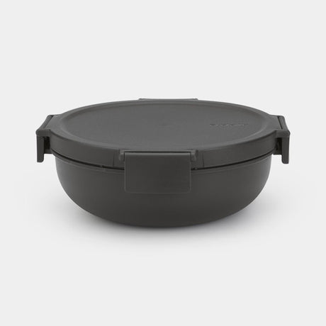 Brabantia récipient à salade 1,3l gris foncé