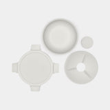 Brabantia récipient à salade 1,3l gris clair
