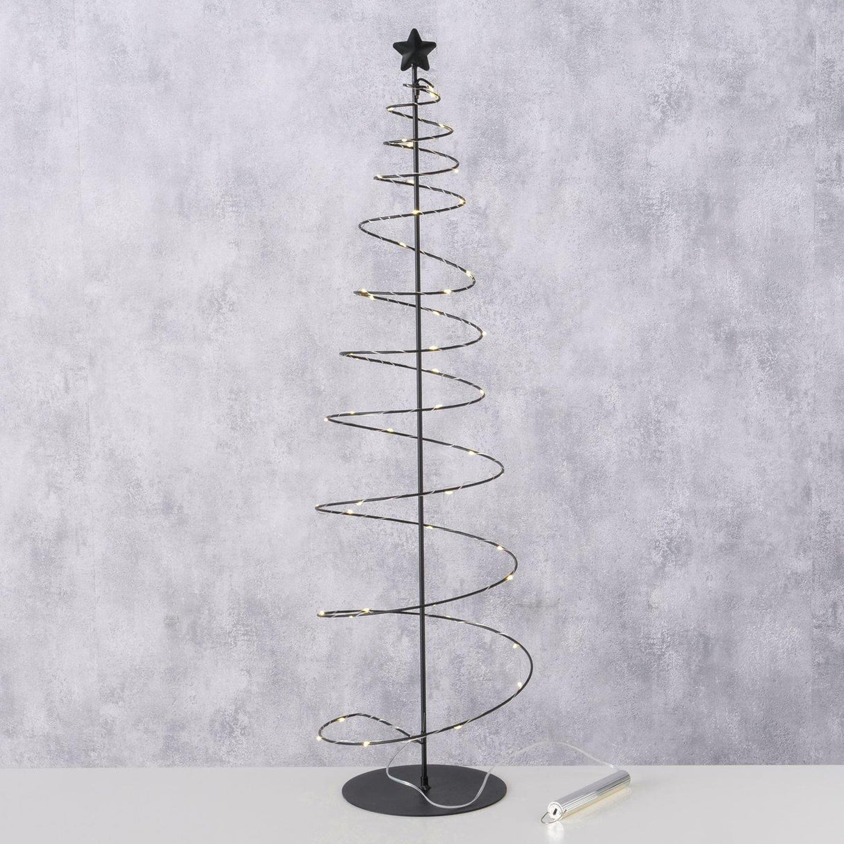 Boltze home sapin de Noël métal ø22xh81cm