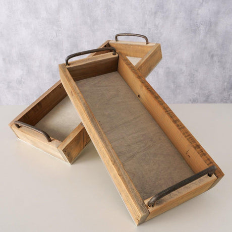 Boltze home plateau bois 2 pièces