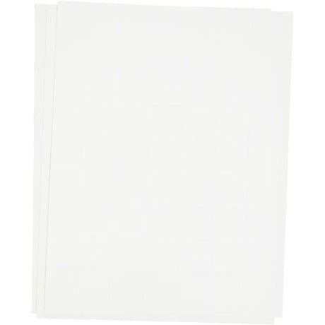 Creativ Company Transfer Felling White, 3 feuilles