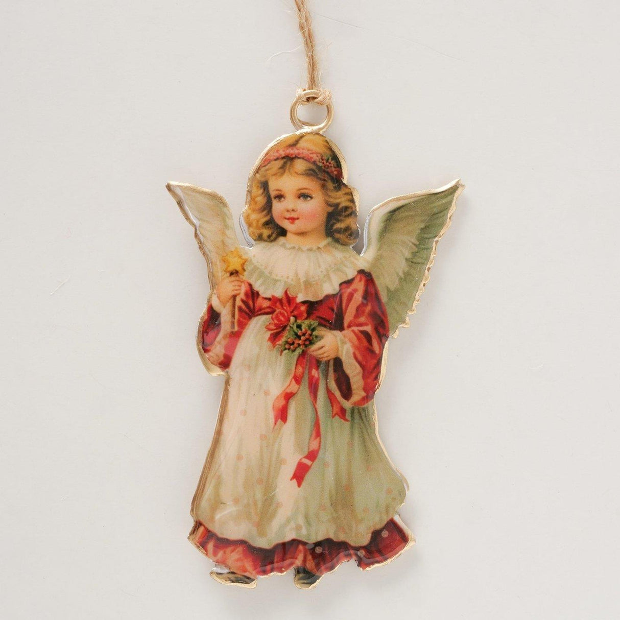 Boltze home Pendentif de Noël ange 8x11cm