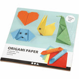 Papier origami Creativ company, format 15x15 cm, 80 gr, 5x10 feuilles 1 boîte