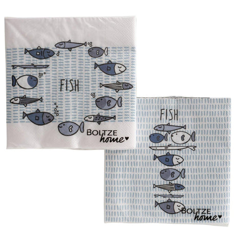 Boltze home serviettes pêche