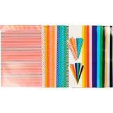 Papier brillant Creativ company, feuille 32x40 cm, 80 gr, 1 set