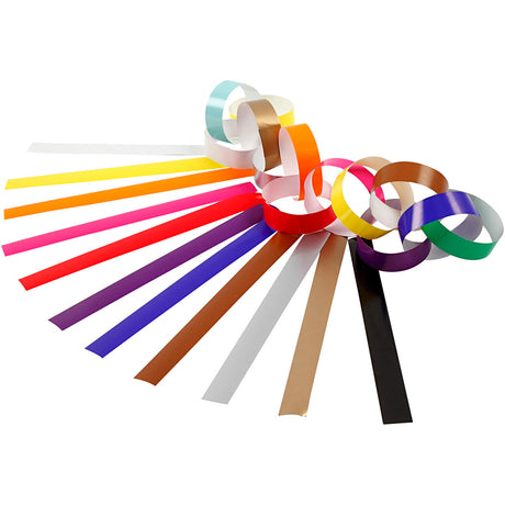 Bandes de guirlande Creativ company, l: 16 cm, l: 15 mm, différentes couleurs, 400 pièces 1 boîte