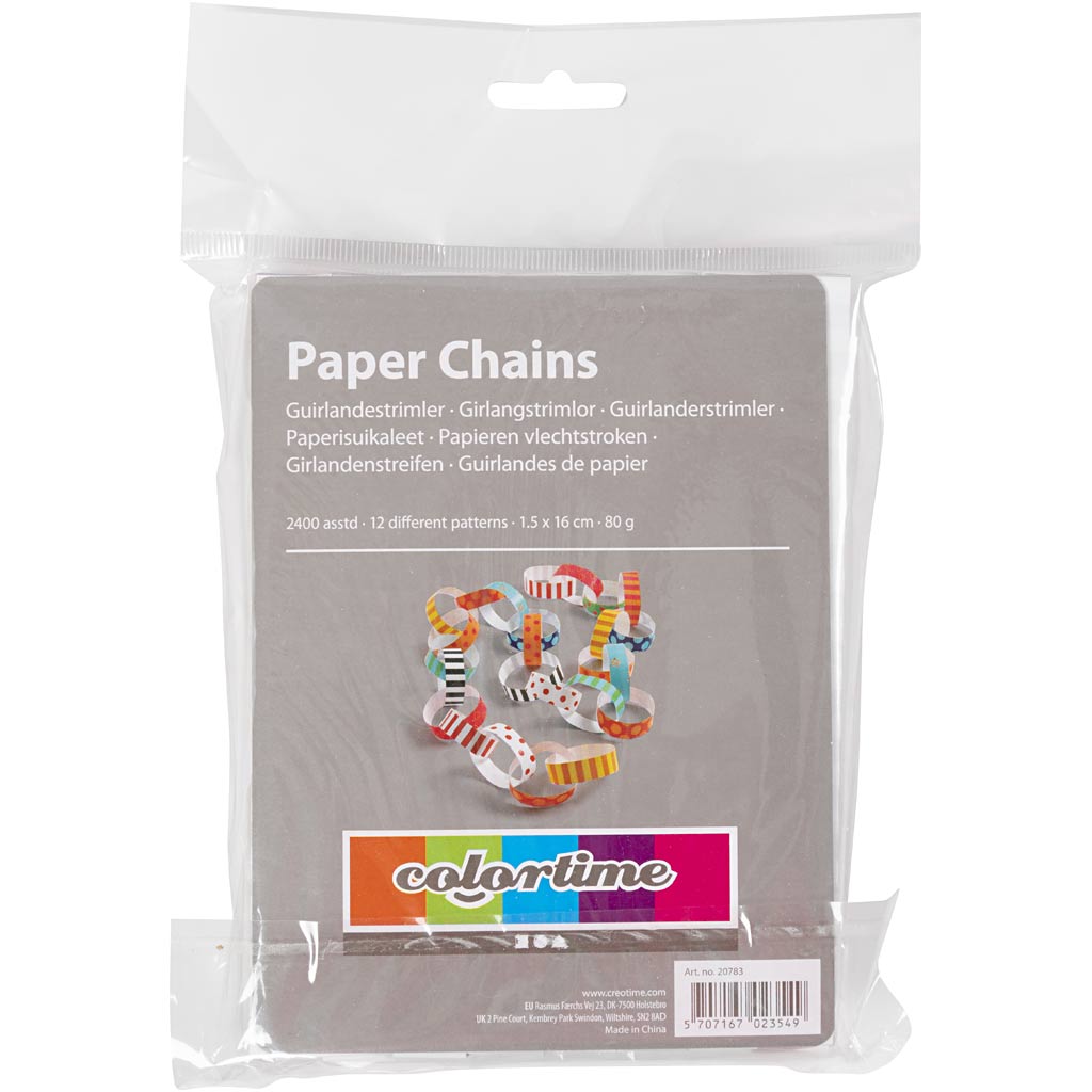 Bandes de papier - imprimées, 2400ST.