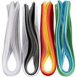 Bandes de quilling Creativ company, L: 78 cm, l: 5 mm, 120 g, différentes couleurs, 12x100 pièces 1 boîte