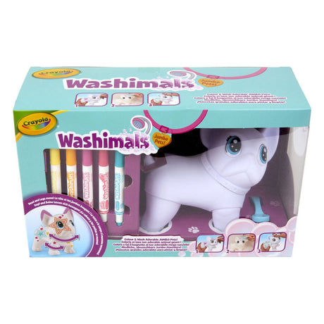 Crayola - washimals - paquet de loisirs - ensemble d'animaux géants grand wilbur pour enfants