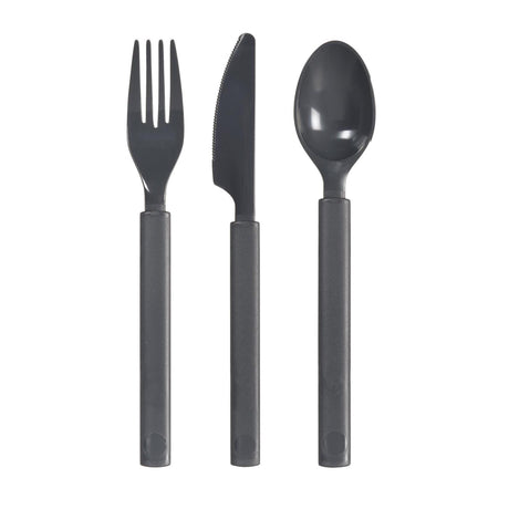 Ménagère en plastique Duni 6 pièces granit