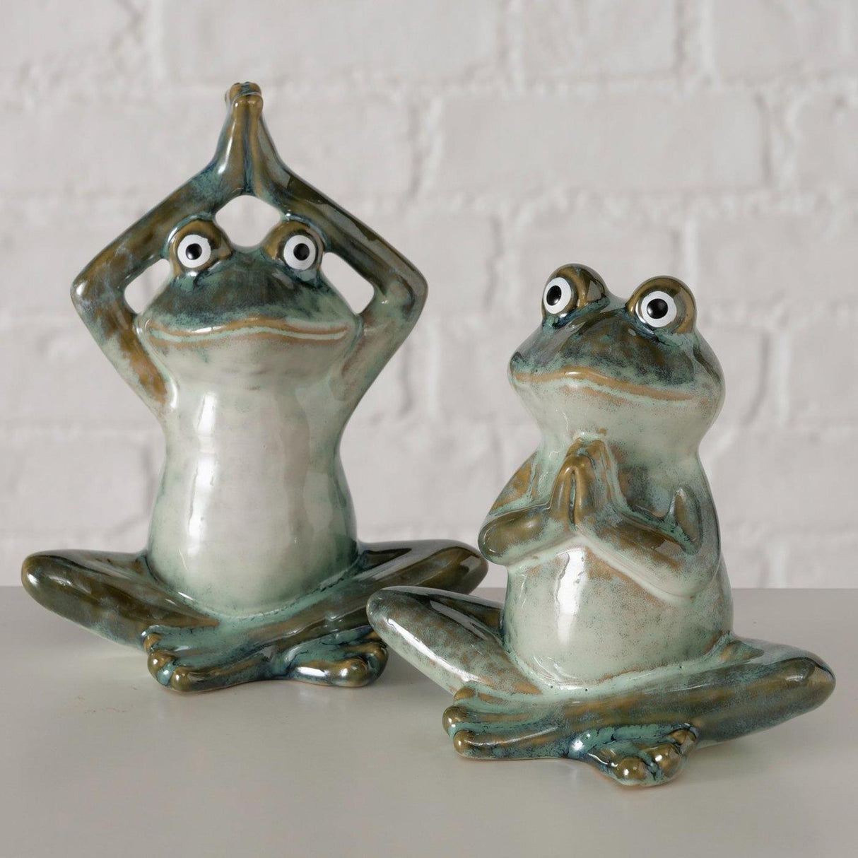 Boltze maison figurine steffo grenouille h14cm