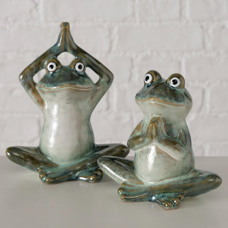 Boltze maison figurine steffo grenouille h14cm