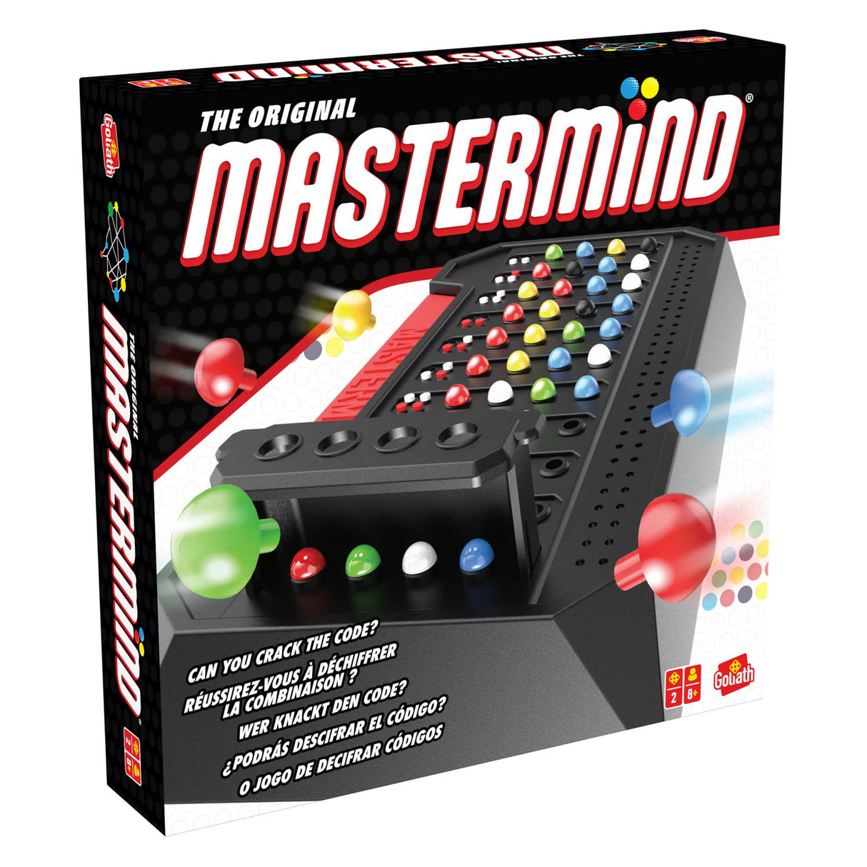 Goliath mastermind classic - jeu de réflexion - 2 joueurs - cracking de code