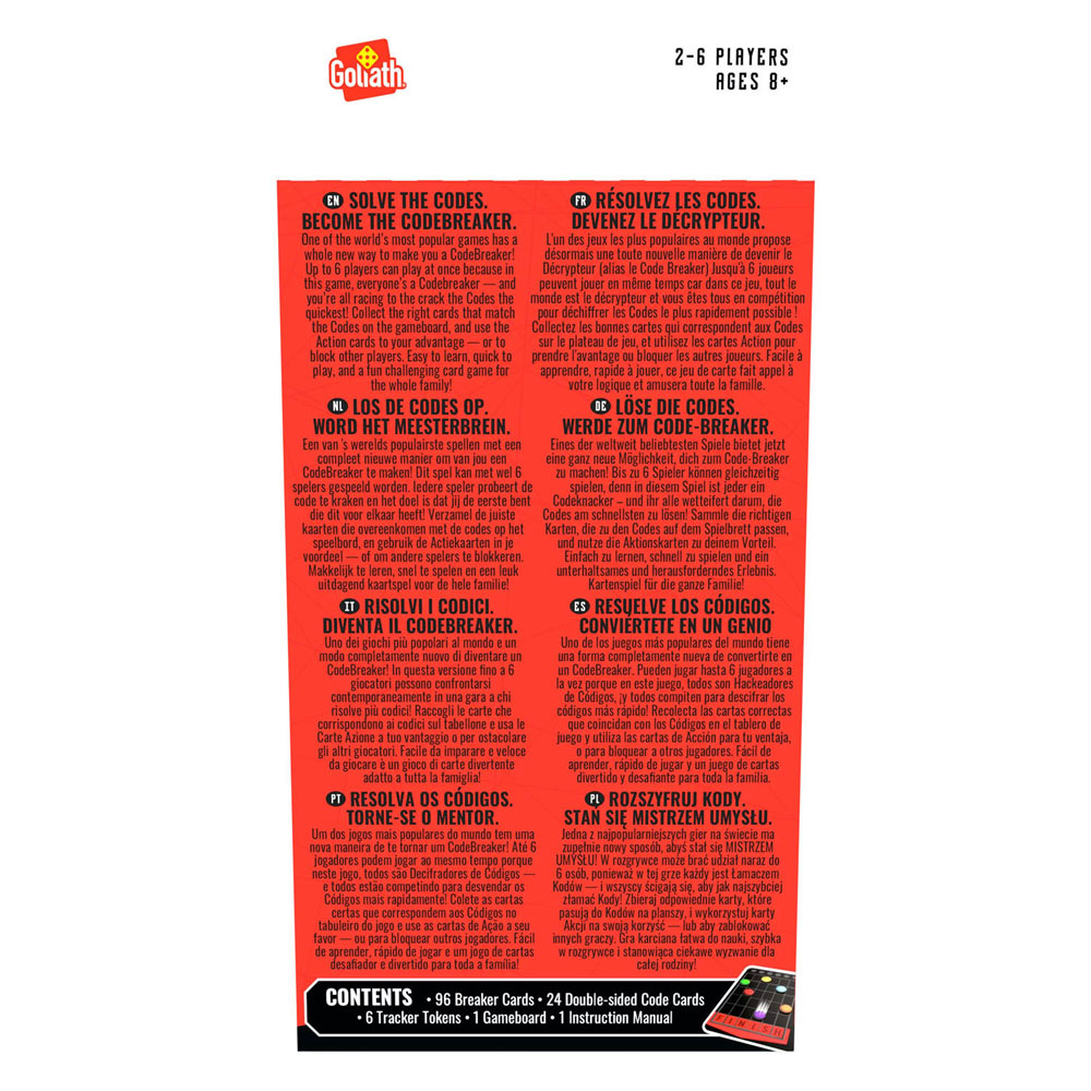 Goliath Mastermind - Code Breakers - Jeu de cartes néerlandais - 2-6 joueurs