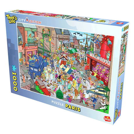 Goliath games golitath that's life city edition: parijs legpuzzel - 1000st.