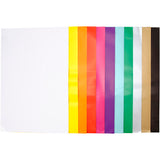 Papier brillant Creativ company, feuille 32x48 cm, 80 gr, différentes couleurs, 11x25 feuilles 1 boîte