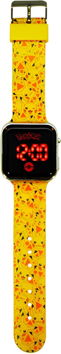 Accutime pokémon - montre led - pikachu - jaune - enfants