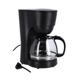 Cafetière Lentz 1,25l noire 750w