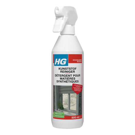 Nettoyant plastique Hg - 500 ml - résultats rapides et impeccables