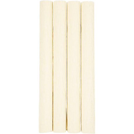 Société créative https: www.ccobby.nl feuille de papier crépon-25x60-cm-crepe-ratio-180-105-gr-off-white-4-sheet-1-doos
