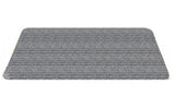 Tapis côtelé HQ Fortuna gris 50x80cm