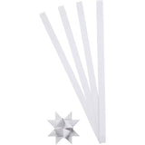 Bandes de tressage Creativ company, l: 45 cm, l: 10 mm, d 4,5 cm, blanc, 100 bandes 1 boîte