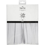 Bandes de tressage Creativ company, l: 45 cm, l: 10 mm, d 4,5 cm, blanc, 500 bandes 1 boîte