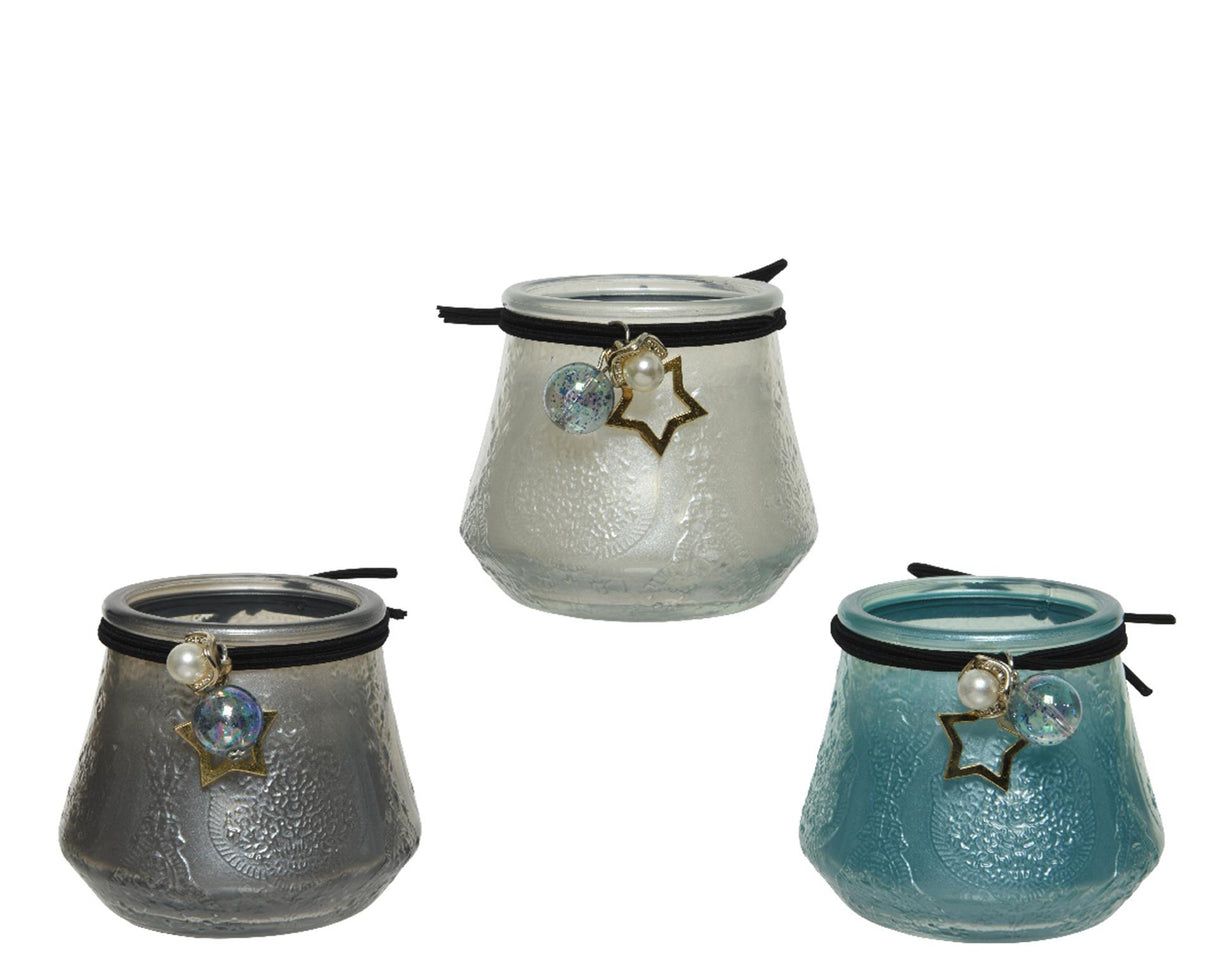 Bougie parfumée Decoris en verre ø7,3x6,8cm