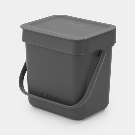 Brabantia tri go poubelle 3l gris