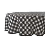 Nappe Wicotex ronde diamant noir - 160cm
