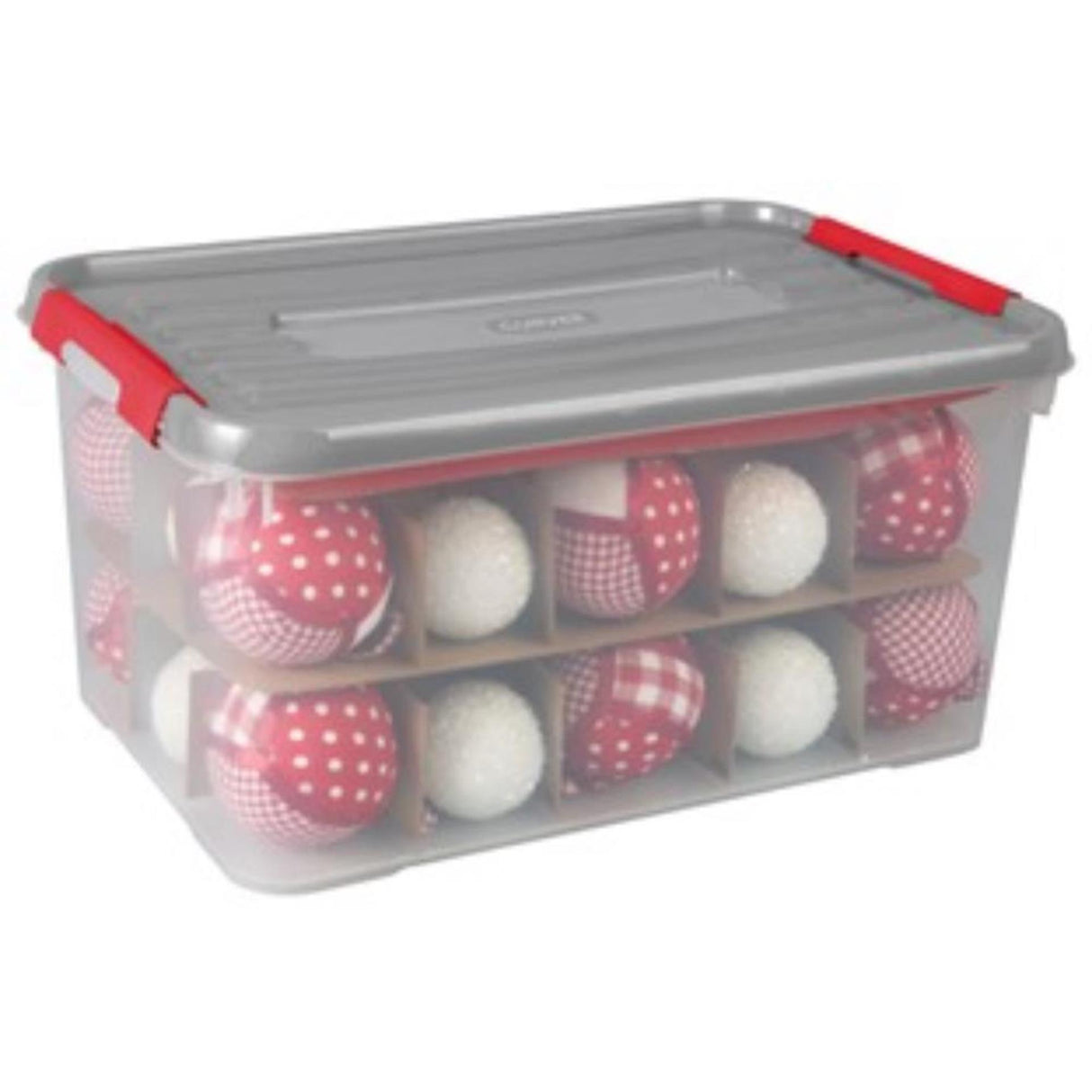 Curver Boîte de rangement boules de Noël 20l