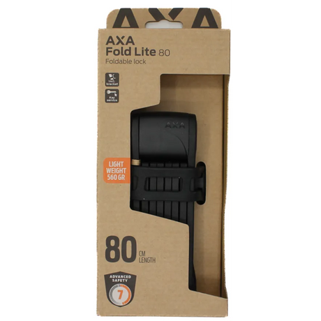 Axa cadenas pliable Fold 80 Lite - noir