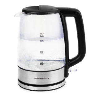 Bouilloire Emerio 1,7 l verre wk-130126