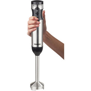 Ensemble mixeur plongeant Tomado acier inoxydable noir 1000w