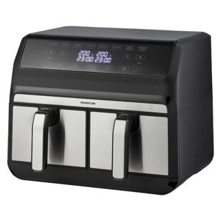 Friteuse à air chaud Inventum gf800hld double 2x 4l noir 1700w